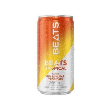 Imagem de Drink Pronto Beats Tropical 269ml Lata, 1 unidade, Gin e Frutas tropic