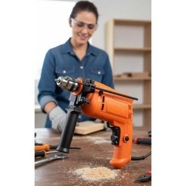 Imagem de Furadeira com Impacto 650W 10mm C/ Maleta 19 Acessórios - Congratulati