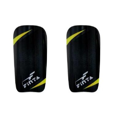 Imagem de Caneleira Futebol Finta Profissional Lethal Ultra Leve 8x15cm e 36 gra