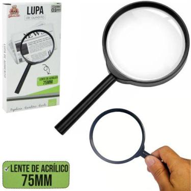 Imagem de Lupa com lente de acrilico 75mm na caixa - BONS CHEFF