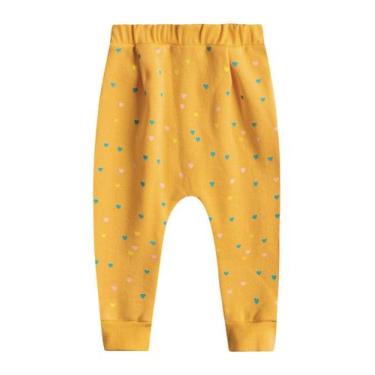 Imagem de Calça Infantil Bebê RN Feminino Saruel Corações Kamylus