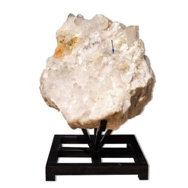 Imagem de Drusa de Quartzo Cristal Natural Bruta com Base Tipo B - 109cm, 200kg 
