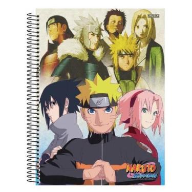 Imagem de Caderno Espiral Universitário Naruto 1 Matéria 80 Folhas SÃO DOMINGOS