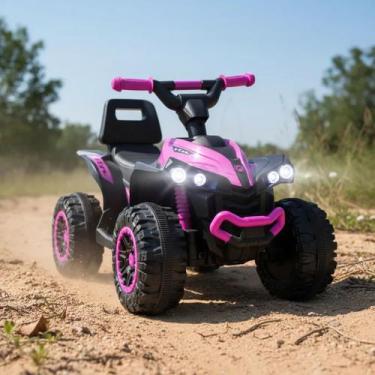 Imagem de Quadriciclo Infantil Com Pedal Elétrico 6v Sons E Farol Led - World Im