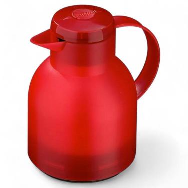 Imagem de Garrafa Térmica 1L Quick Press Samba Emsa Vermelha