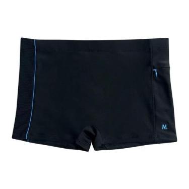 Imagem de Sunga Mash Boxer Liso Cordão p/ Ajuste Perfeito e Bolso com Zíper Invi