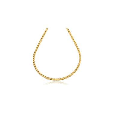 Imagem de Colar choker Corrente Veneziana Feminino Folheado a Ouro 18k - Alchemy