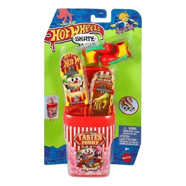 Imagem de Skate de Dedo - HotWheels - Chiclete Tastes Funny - MATTEL