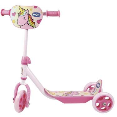 Imagem de Patinete 3 Rodas Infantil Rosa Mor