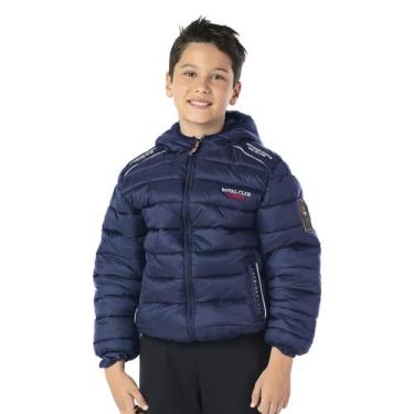 Imagem de Jaqueta Infantil Puffer Matelassê Azul Marinho Royal Club Vrasalon, 8 
