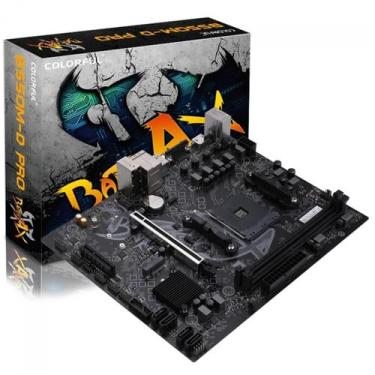 Imagem de Placa Mãe Colorful Battle-AX B550M-D Pro V14, Chipset B550, AMD AM4, M
