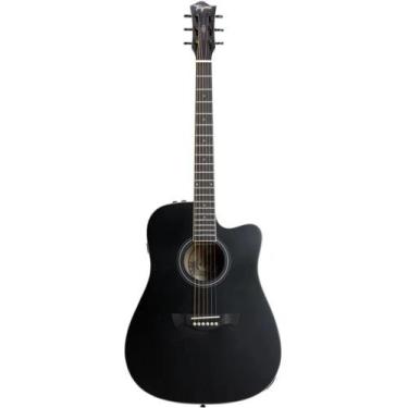 Imagem de Violão Tagima Collection Sunset EQ-BKOP Folk Solid Spruce Black