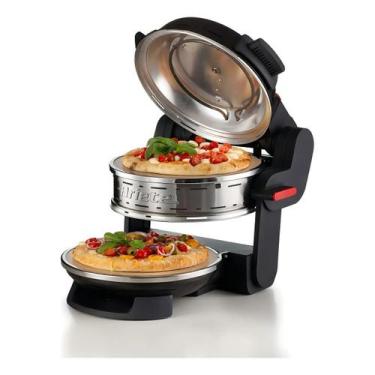 Imagem de Forno de Pizza Elétrico Duplo Ariete para 2 Pizzas até 400C 127V 1800W
