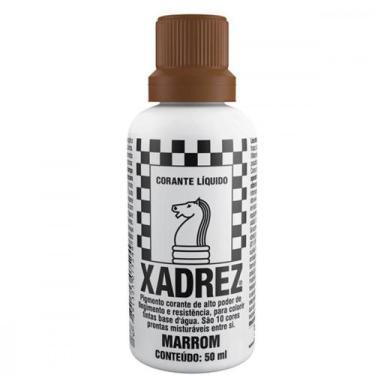 Imagem de Corante Xadrez Marrom 50Ml Para Tinta - Kit C/12 - XADREZ CORANTE