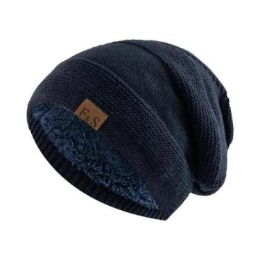 Imagem de Gorro De Inverno Unissex Com Forro De Pelúcia Macia Para Atividades Ca