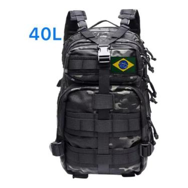 Imagem de Mochila Militar 40l Grande Assalt Tática Masculina Nf - Sou Mais Preço