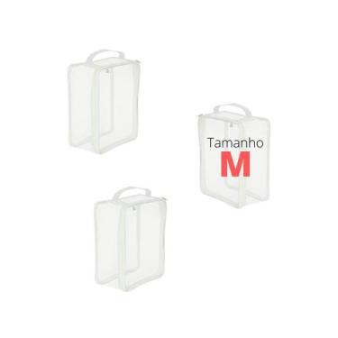 Imagem de Kit 6 Peças bubag 3 Organizadores M 2 Nécessaires 1 Lancheira Térmica,