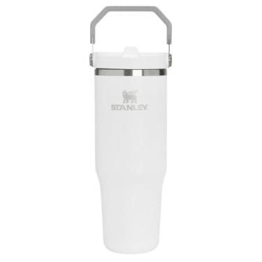Imagem de Stanley - Garrafa Térmica IceFlow Flip Straw Isolada em Aço Inoxidável e Reutilizável, Resistente a Vazamentos, 887 ml, Frost
