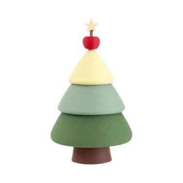 Imagem de Mini Árvore De Natal Decorativa: Caixa De Joias, Estatuetas Colecionáv