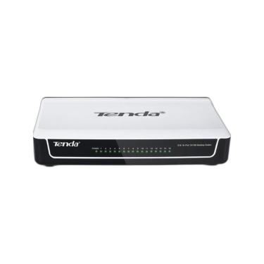 Imagem de Switch S16 com 16 Portas 10-100Mbps Detecção Automática Preto Tenda Imp