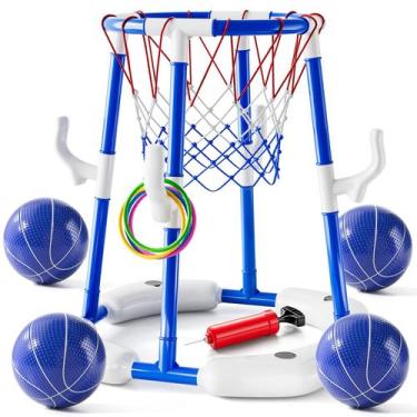 Imagem de Jogos de basquete e anel de sinuca WATUDOU com 4 bolas e bomba