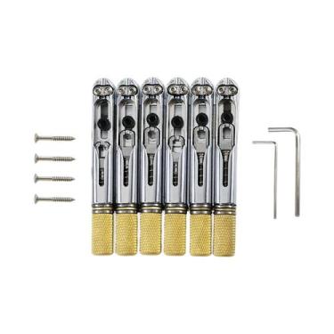 Imagem de Ponte Para Guitarra Elétrica Headless 10.5mm Com Selins De Latão Croma