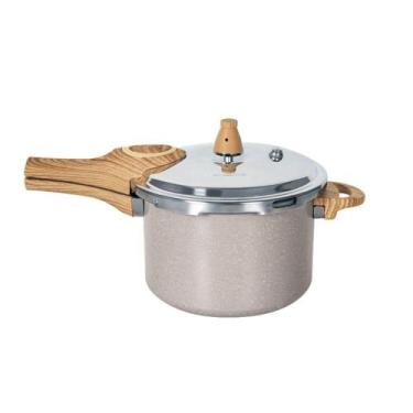 Imagem de Panela de Pressão Pressure Ceramic Life Alumínio Cerâmico 4,2L Brinox