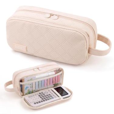 Imagem de Estojo EASTHILL 22 cm  8 cm  10 cm Creme