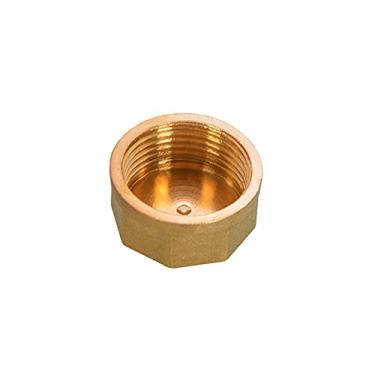 Imagem de Cobre 1/8 1/4 3/8 1/2 3/4 Rosca Macho Tubo de latão Hex Head End Cap Plug Adaptador Conector Adaptador, 1/8 "