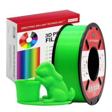 Imagem de PLA Filament 1.75mm, 3D Printer Filament for 3D Printers Accuracy +/- 0.02 mm 1Kg Spool, 1.75mm, Green