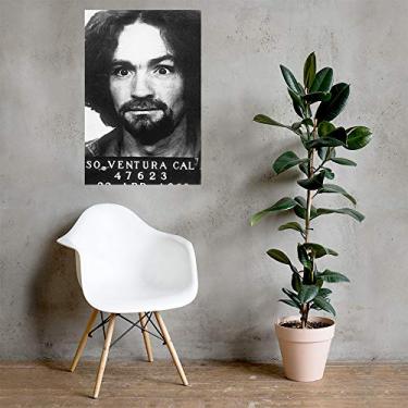 Imagem de Charles Manson Mug Shot 1969 Pôster vertical