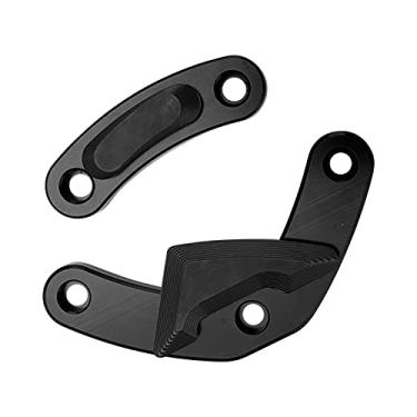 Imagem de Proteção da caixa do motor da motocicleta, proteção da caixa do motor da motocicleta antiferrugem para substituição da modificação da motocicleta para TRIUMPH STREET BONNEVILLE T120(Um preto)