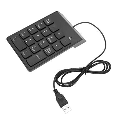 Teclado numérico pequeno, 2.4ghz, sem fio, número, teclado numérico, usado  para contadores, laptops, laptops e