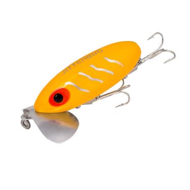 Imagem de Arbogast Isca de pesca Jitterbug Topwater Bass – Excelente para pesca noturna, amarela, G600 (6,35 cm, 9,5 g)