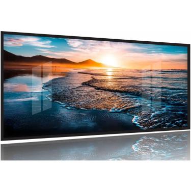 Imagem de Quadros Decorativos Mar Paisagem Entardecer 130x60 Moldura Preta 2x2