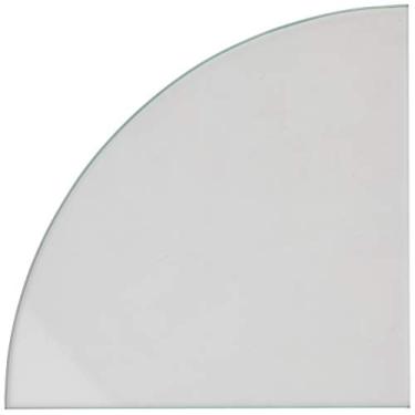 Imagem de PRAT.K Prateleira de Vidro com Suporte Cromado 30x30cm – Design Moderno