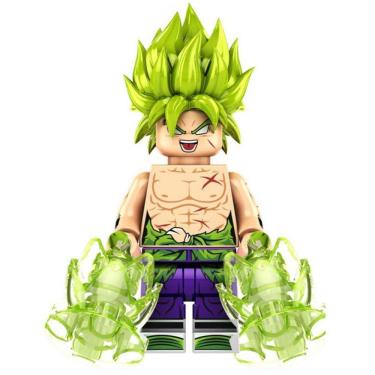 Boneco Bloco Montar Goku Instinto Superior Dragão Ball