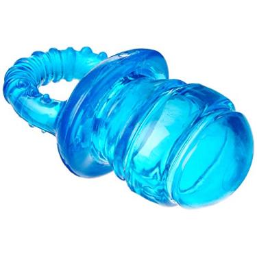 Imagem de Brinquedo Mordedor Borracha para Cachorro Chupeta Azul Tam G Pups