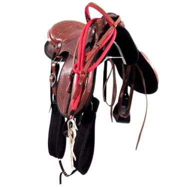 Imagem de Sela de Cavalo Australiana IENE Havana 16 Polegadas Inox Cavalgada Passeio