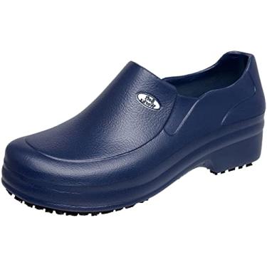 Imagem de Sapato Limpeza Babuche Profissional EVA Sola Antiderrapante Confortavel Unissex Tamanho:37;Cor:Azul Marinho;Gênero:Masculino;Departamento BS:Esporte