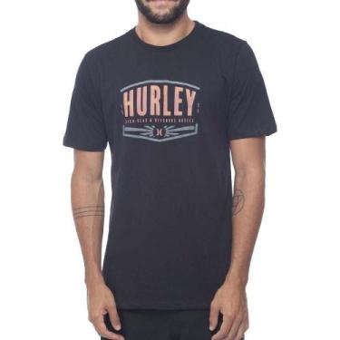Imagem de Camiseta Hurley Silk Outdoor Masculina Preto