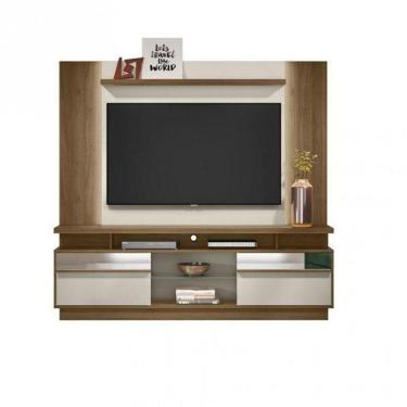 Imagem de Conjunto Rack Recife E Painel Aurora off White Casamadre