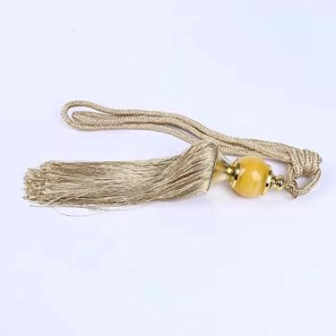 Imagem de Suportes de cortina Cortina de corda de ligação de borla Cortina de corda pendurada borla Cinta de cortina pendurada acessórios de bola pendurada, T6,2 PCS