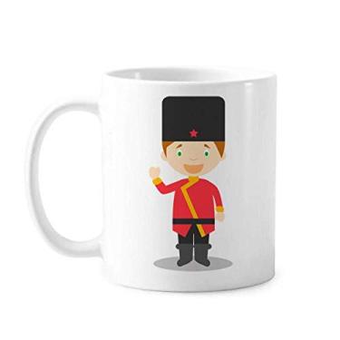 Imagem de Caneca moderna de cerâmica com desenho artístico da Rússia, caneca de cerâmica para café e porcelana