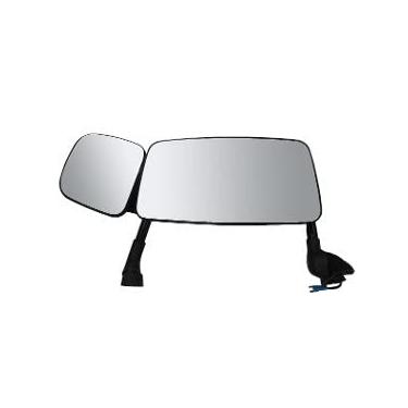 Imagem de ESPELHO RETROVISOR ESQUERDO PARA SCANIA SERIE 4 SERIE 5 - COMPLETO COM DESEMBAÇADOR