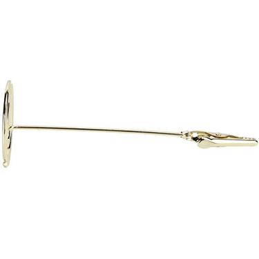 Imagem de Clipes de imagem de metal, porta-cartões, 10 peças de clipes de cartões de mesa de metal, para fotos/notas/papéis de escritório, clipes de cartões de mesa de metal para decoração de casa