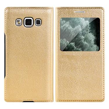 Imagem de Flip Cover Leather Window Phone Case Para Samsung Galaxy J7 2017 J5 Pro J3 J2 2015 J1 2016 Grand Core Prime J4 J6 Plus J8 2018, ouro, para J2 Pro 2018