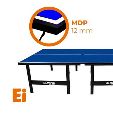 Mesa de Tênis de Mesa Ping Pong Olimpic 1014 MDP 12mm - Estilo Esportivo