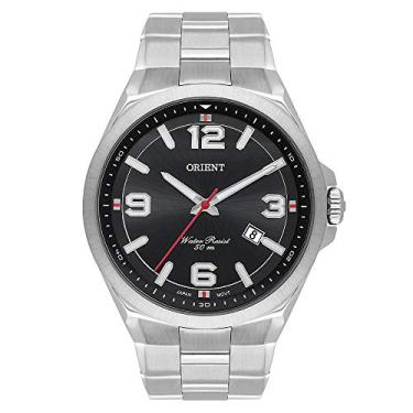 Imagem de Relógio ORIENT masculino prata preto analógico MBSS1386 P2SX