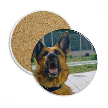 Imagem de Bonita caneca para fotografia de cachorro e animal de estimação, caneca para porta-copos com proteção de mesa, pedra absorvente